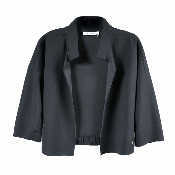 MONARI Ponte Knit Open Jacket in Black Size 8 - Picture 1 of 13